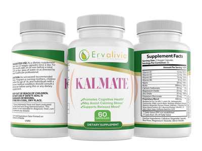 Kalmate - Stress Relief &Anti Anxiety Supplement - Ervalivia