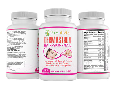 Desmastron Hair, Skin, and Nails Supplement - Ervalivia