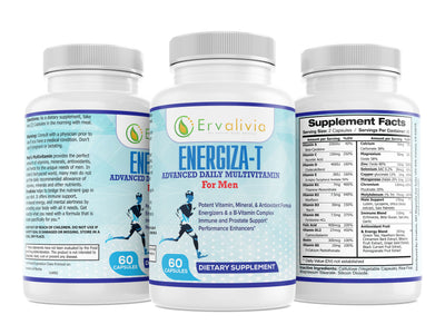 ENERGIZA-T  Advanced Daily Multivitamins For Men - Ervalivia
