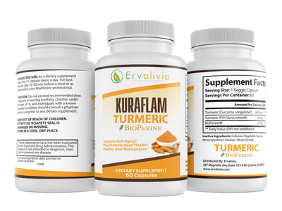 Kuraflam Pain & Anti-inflammatory Supplement - Ervalivia
