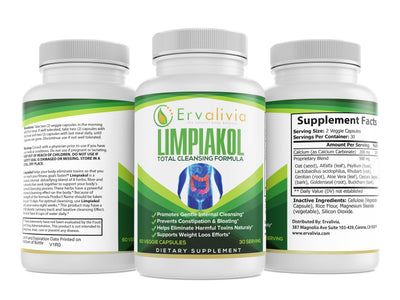 Limpiakol - Super Colon Cleanse - Ervalivia