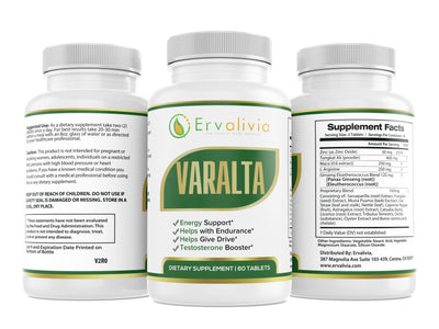Varalta - Natural Testosterone Booster Supplement - Ervalivia