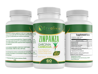 Zinpanza - Weight Loss Nutritional Supplement - Ervalivia