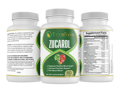 Zucarol- Blood Sugar Dietary Supplement - Ervalivia